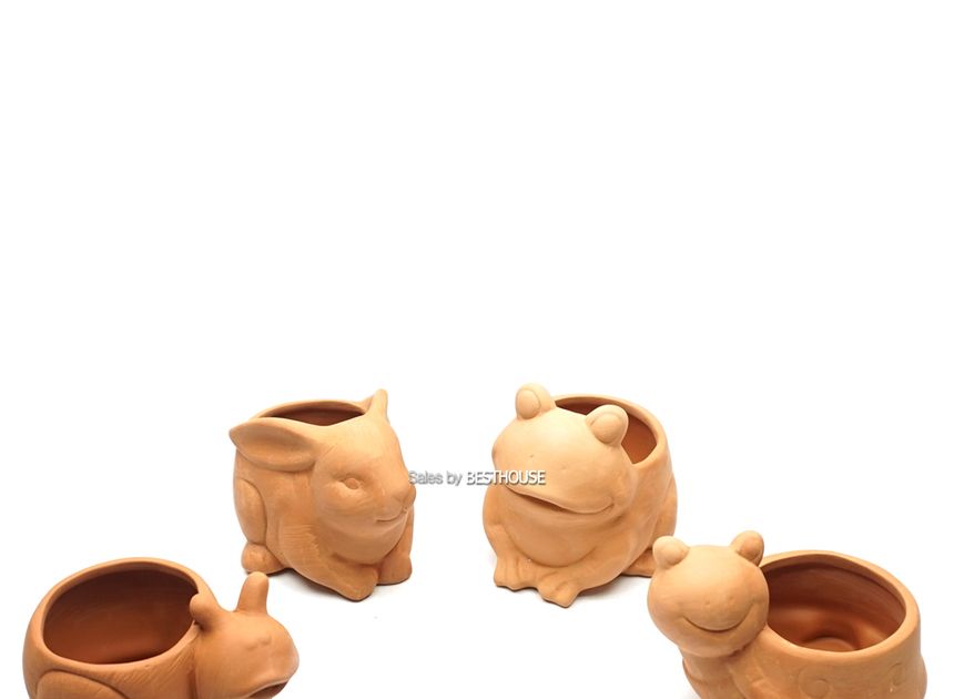(개구리) 동물 토분 화분 미니 다육이화분 D6/화분/흙화분/토분/예쁜화분/디자인화분/인테리어화분/인테리