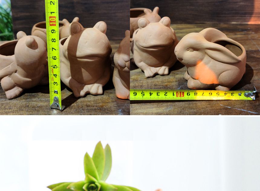 (개구리) 동물 토분 화분 미니 다육이화분 D6/화분/흙화분/토분/예쁜화분/디자인화분/인테리어화분/인테리
