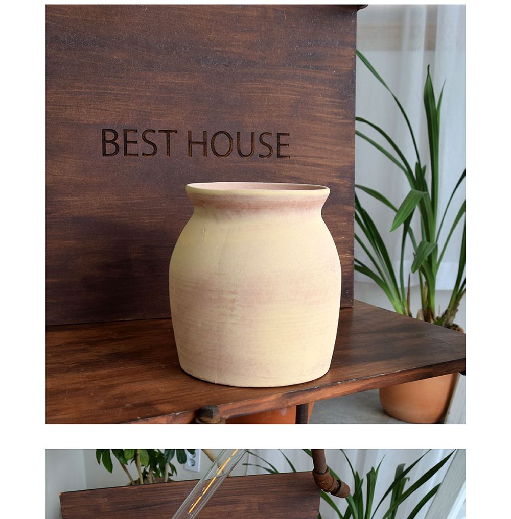 베트남 토분 테라원 이집트 우유병 D15 15x20cm/화분/흙화분/토분/예쁜화분/디자인화분/인테리어화분/인테