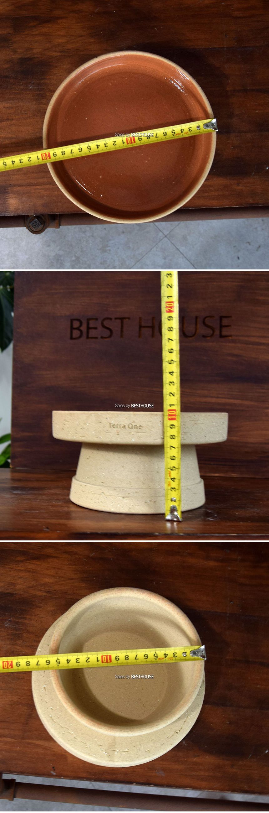 (에단그레이) 테라원 프리미엄 수제토분 N106 20x10cm 평수반/화분/흙화분/토분/예쁜화분/디자인화분/인테