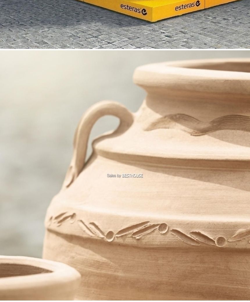 esteras 초대형 토분화분 Characters Pithos 60x80cm/화분/토분/내추럴화분/토기화분/대형화분/대형토분/인