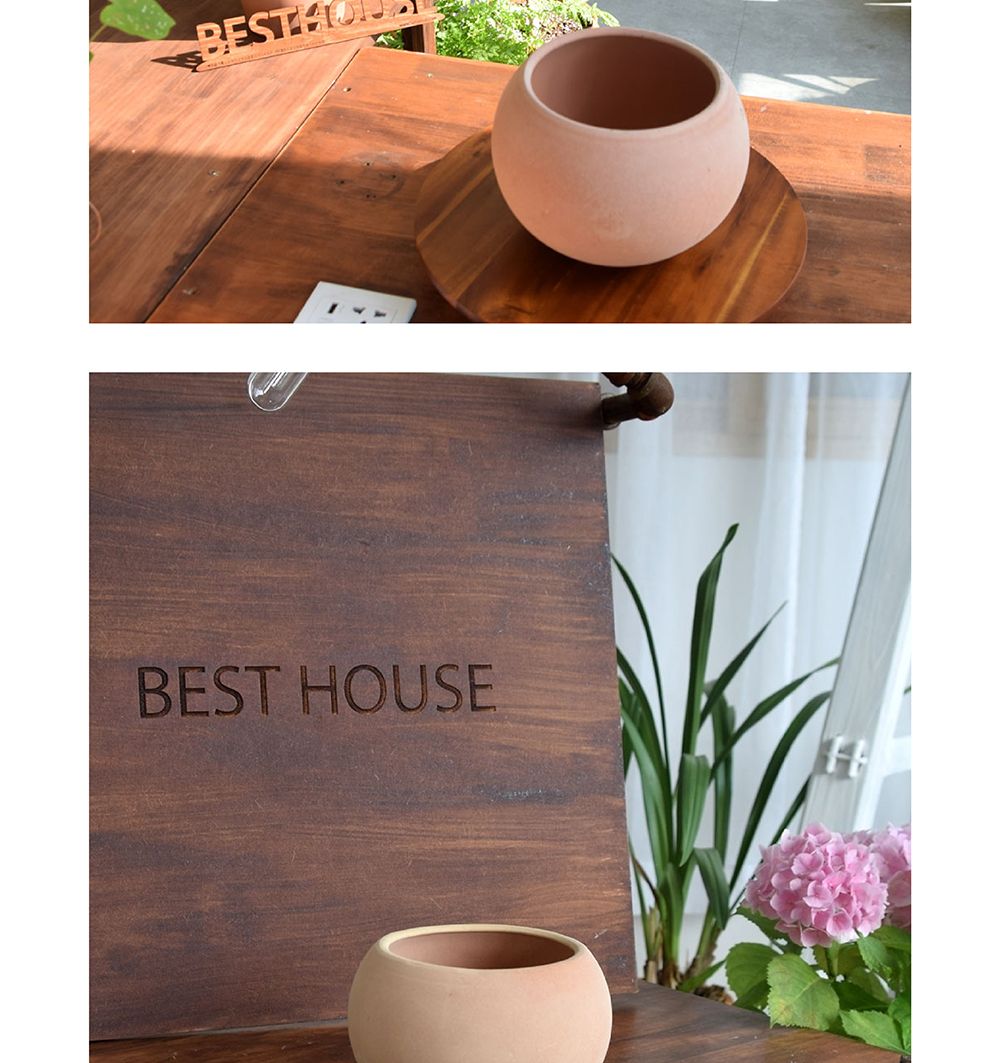 베트남 토분 테라원 루나(볼) D13 13x11cm/화분/토분/인테리어/인테리어화분/인테리어토분/분갈이/분갈이화