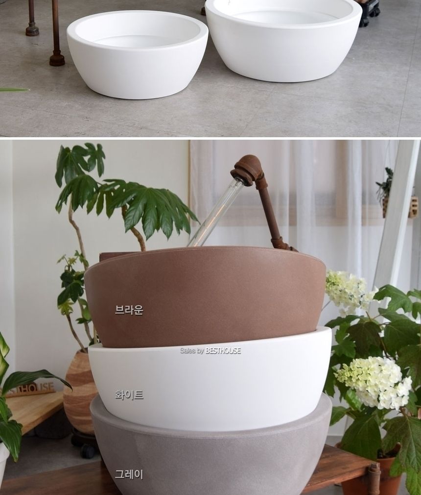 (R4250 50x20cm 브라운 물구멍o) 이탈리아 니콜리 넓은 분재형 R42/화분/정원용품/홈가드닝용품/분재화분/
