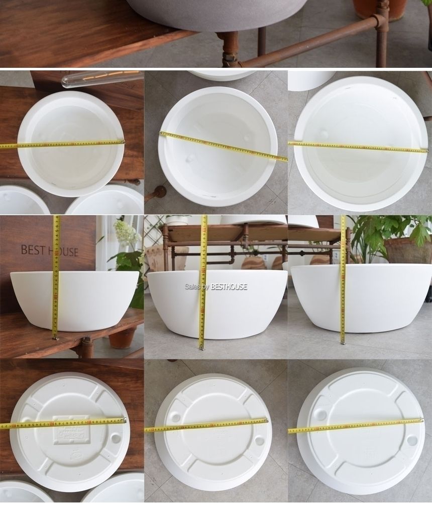 (R4250 50x20cm 브라운 물구멍o) 이탈리아 니콜리 넓은 분재형 R42/화분/정원용품/홈가드닝용품/분재화분/