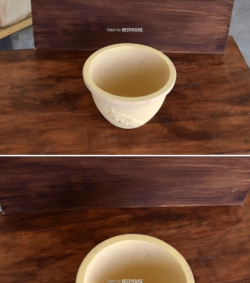 베트남 토분 테라원 올리브 원형 D20 19x12cm/화분/흙화분/토분/예쁜화분/디자인화분/인테리어화분/인테리