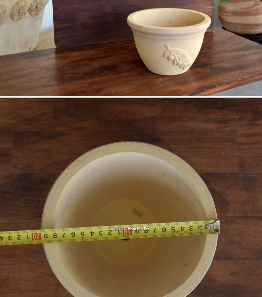 베트남 토분 테라원 올리브 원형 D20 19x12cm/화분/흙화분/토분/예쁜화분/디자인화분/인테리어화분/인테리