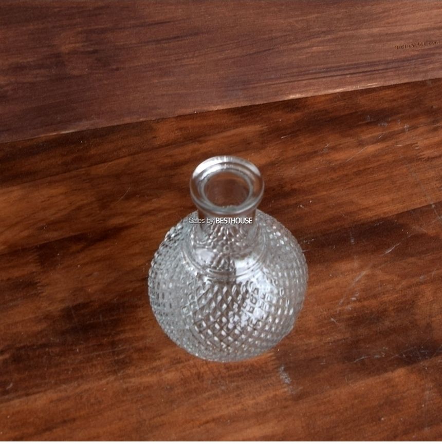 유리화분 화병 수반 BH392 4x15cm 크리스탈 호리병-소/화병/꽃병/미니꽃병/미니화분/글라스화병/유리수반/