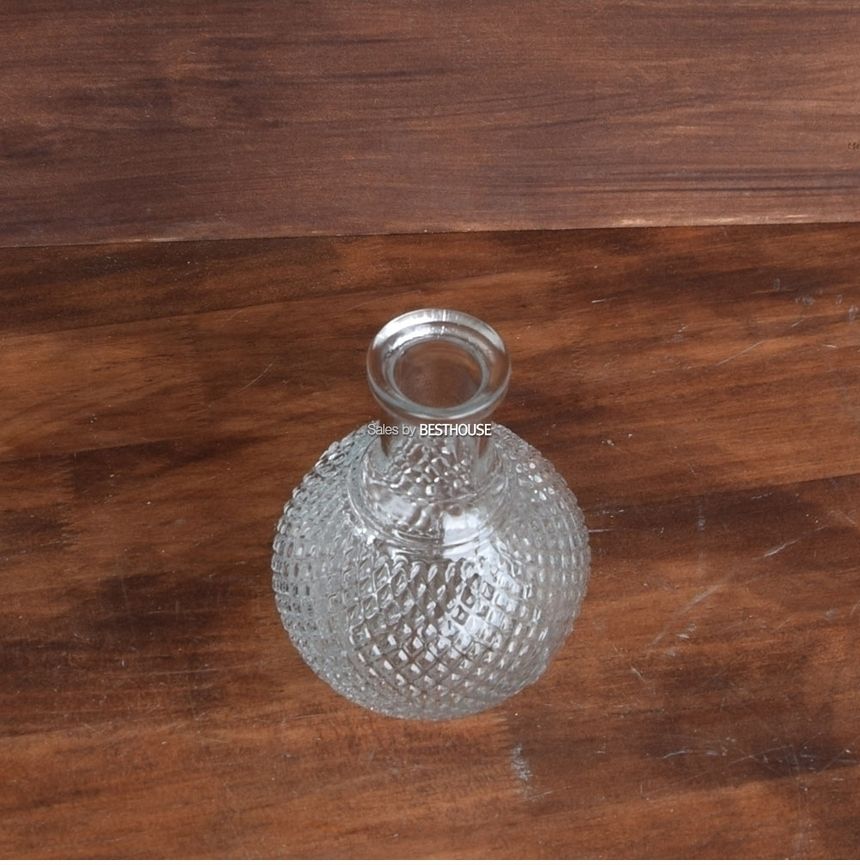유리화분 화병 수반 BH392 4x15cm 크리스탈 호리병-소/화병/꽃병/미니꽃병/미니화분/글라스화병/유리수반/
