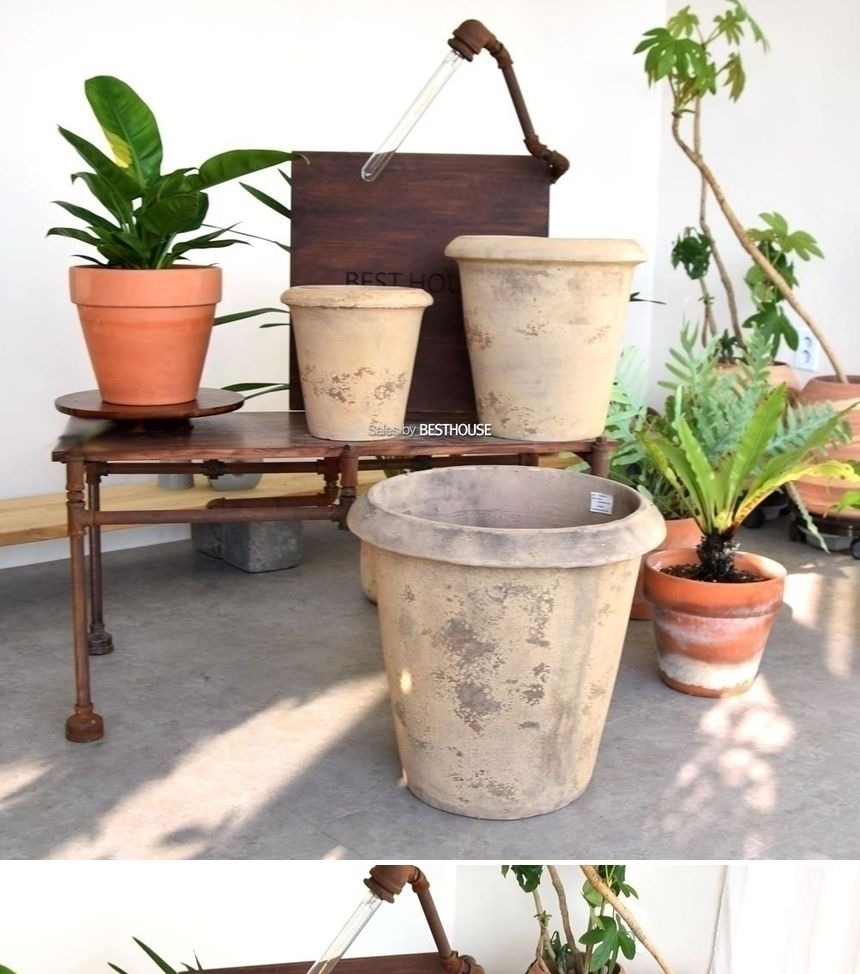 3개셋베트남 토분 빈티지 엔티크 Adria T562346/빈티지토기/빈티지화분/화분/토기/토분/토기화분/도기화분/