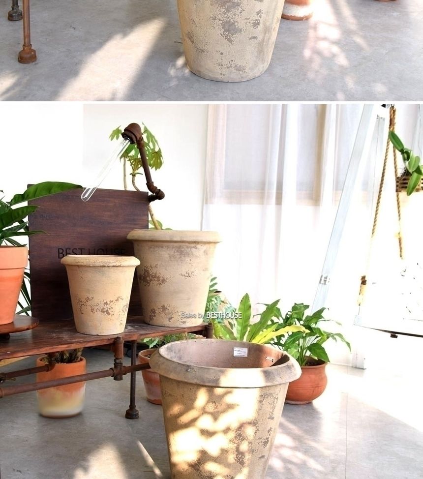 3개셋베트남 토분 빈티지 엔티크 Adria T562346/빈티지토기/빈티지화분/화분/토기/토분/토기화분/도기화분/