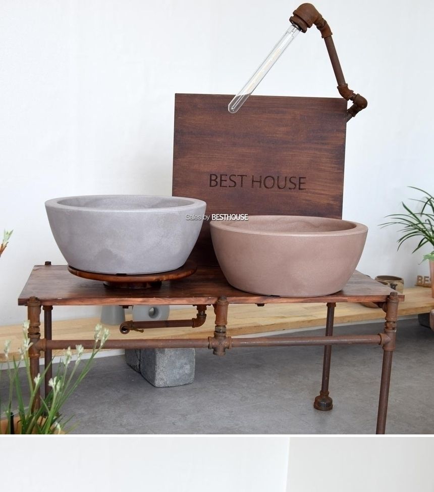 (물구멍X-화이트) 이탈리아 니콜리 분재형 PE 대형화분.R4240 40x16cm/내추럴화분/내츄럴화분/원형화분/인