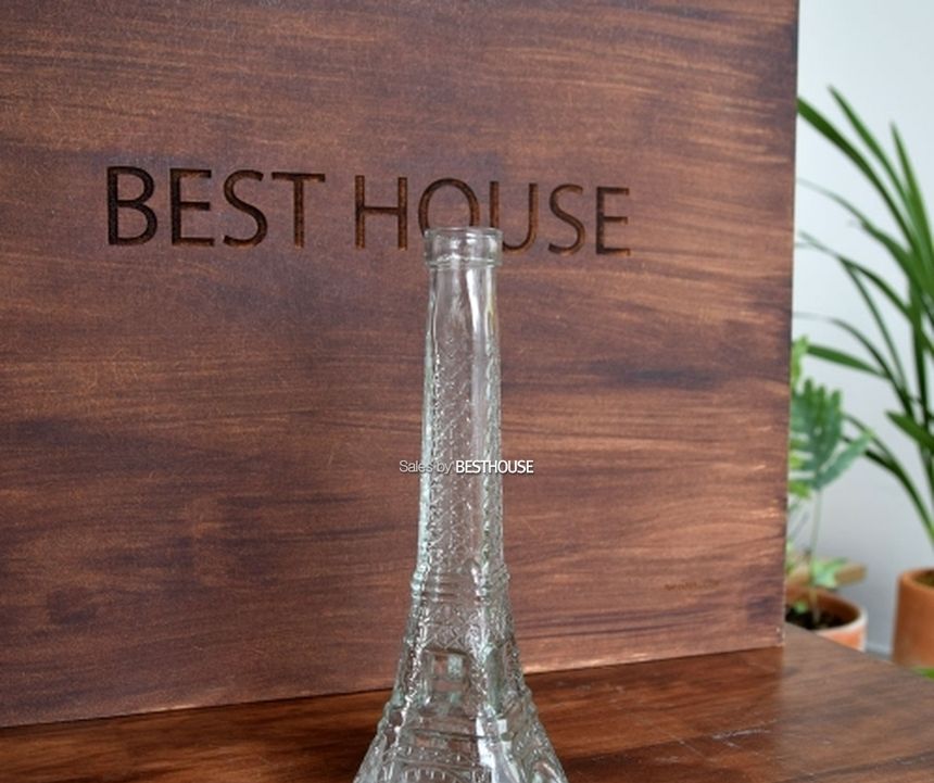 유리화분 화병 수반 BHE0323 3x23cm (에펠탑)/화병/꽃병/미니꽃병/미니화분/글라스화병/유리수반/유리화분/