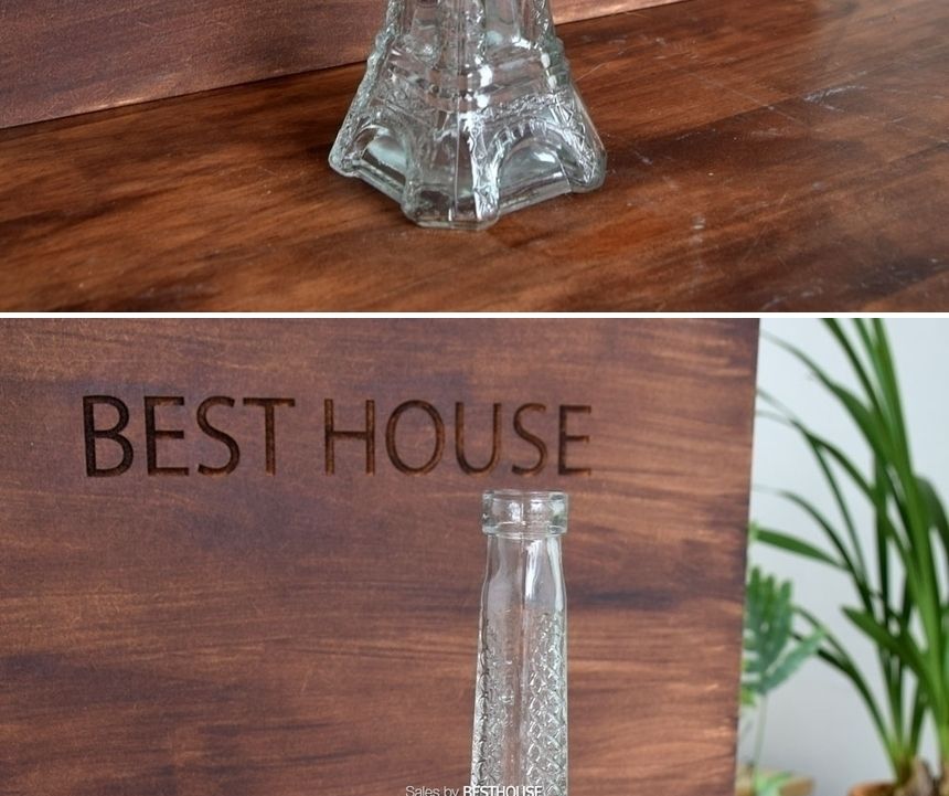 유리화분 화병 수반 BHE0323 3x23cm (에펠탑)/화병/꽃병/미니꽃병/미니화분/글라스화병/유리수반/유리화분/