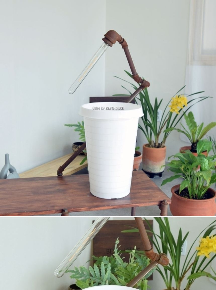가로줄무늬 플라스틱 경량 화분 27x40cm/화분/정원용품/홈가드닝용품/가드닝용품/가정용화분/식물화분/꽃화
