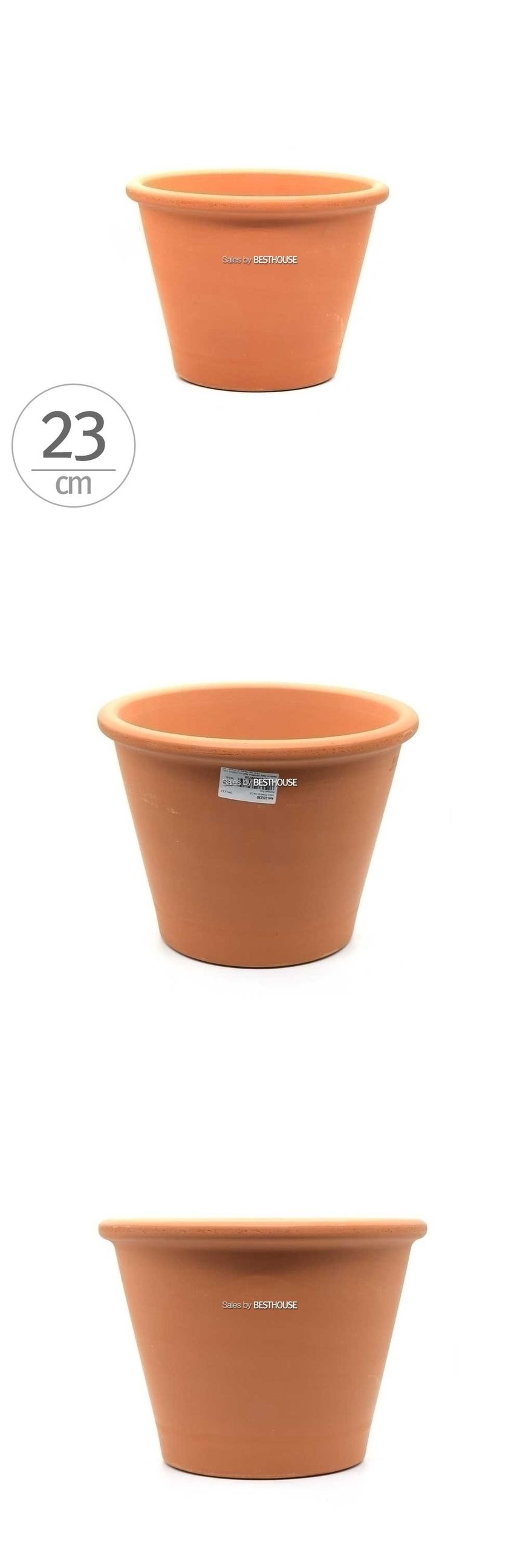 이탈리아 토분.바소 폼페이 브라운E23 23x17cm/화분/심플화분/예쁜화분/감성화분/인테리어화분/화분선물/선