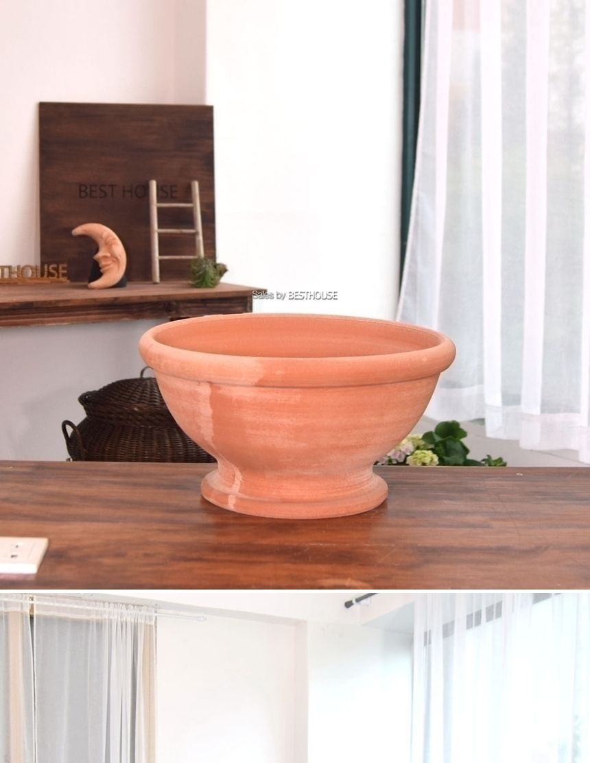 이탈리아 토분.쵸톨라 피렌제볼-수국 CM35 35x17cm/화분/흙화분/토분/예쁜화분/디자인화분/인테리어화분/인