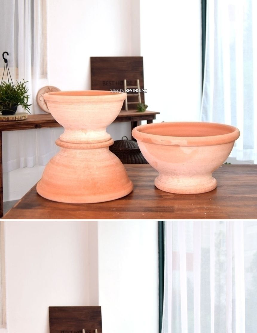 이탈리아 토분.쵸톨라 피렌제볼-수국 CM35 35x17cm/화분/흙화분/토분/예쁜화분/디자인화분/인테리어화분/인