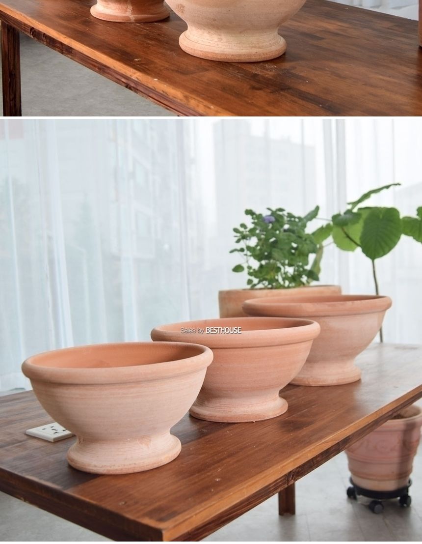 이탈리아 토분.쵸톨라 피렌제볼-수국 CM35 35x17cm/화분/흙화분/토분/예쁜화분/디자인화분/인테리어화분/인