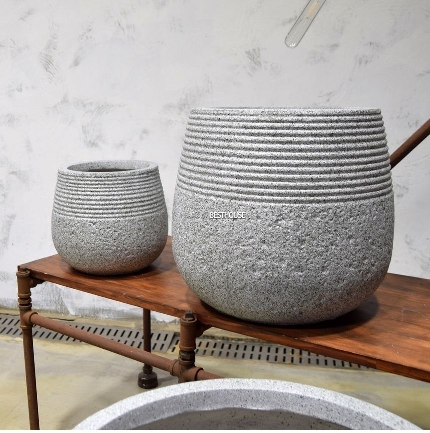 모던 FRP 단지형 인테리어화분 DW161227 (소) 26x22cm/모던형화분/모던인테리어화분/그레이화분/화분/분갈