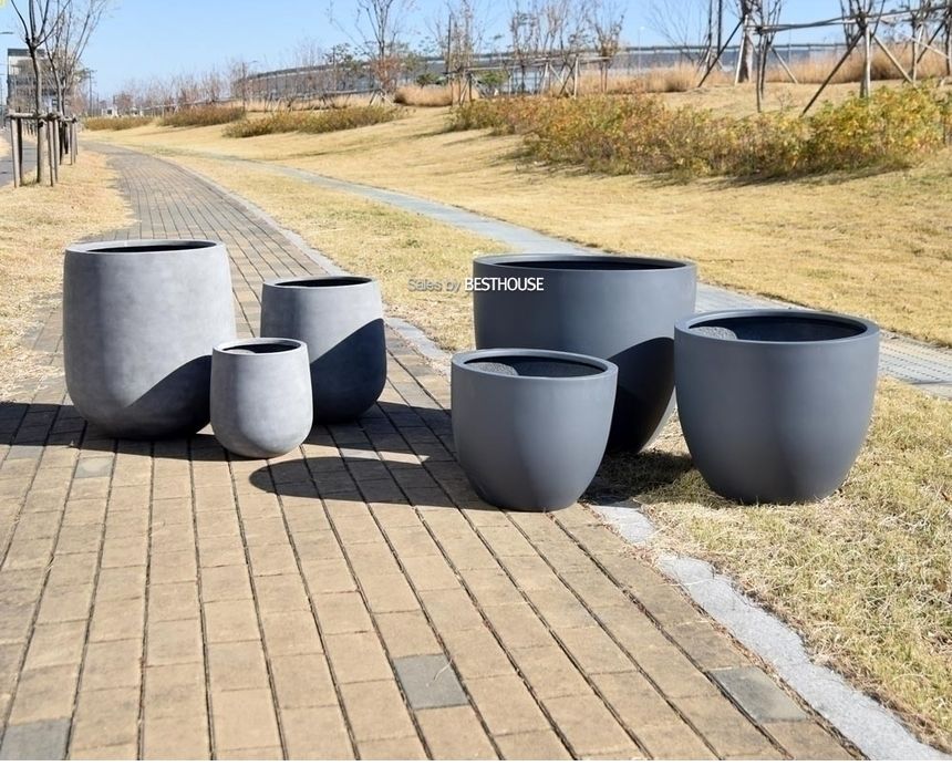 FRP(폴리스톤)미분형 CMD 인테리어 대형화분 (소)/화분/정원용품/홈가드닝용품/가드닝화분/가정용화분/야외
