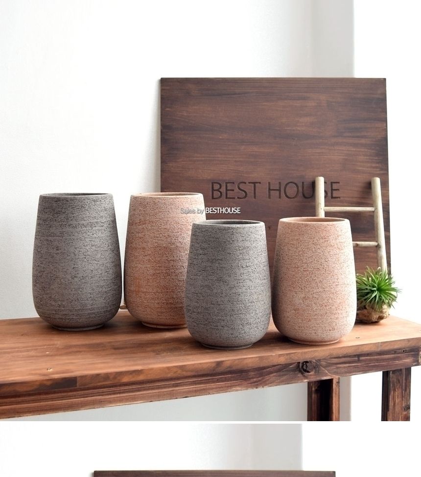 (CM25. 아레나(베이지)) 이탈리아 명품 러스틱.키큰미분 CM25 13x25cm/화분/정원용품/홈가드닝용품/가드닝