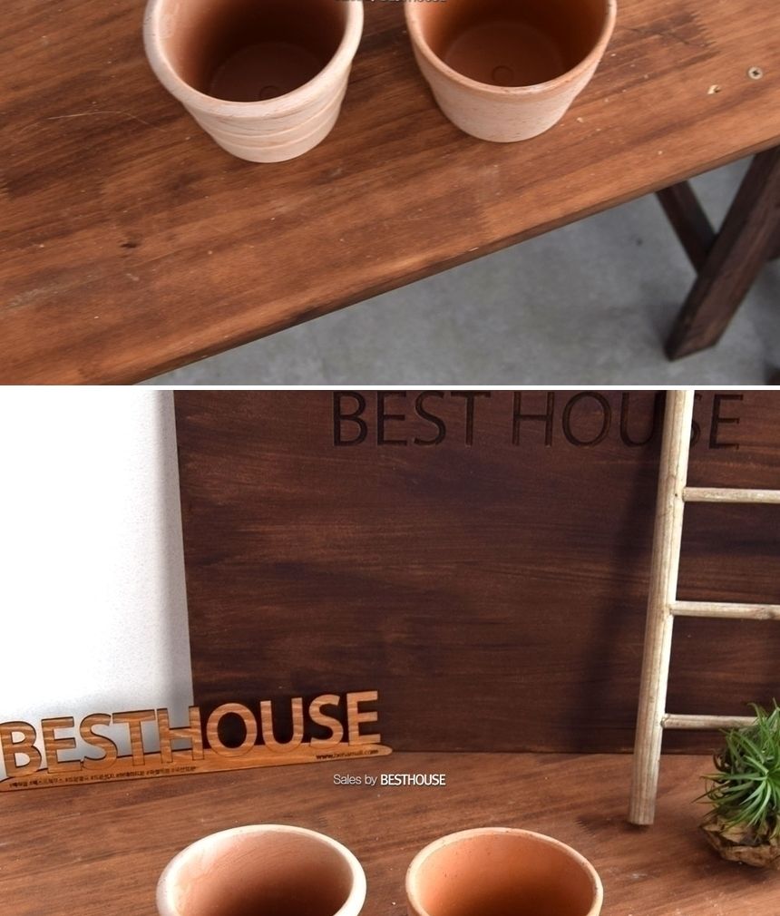 (낮은표준형-물구멍타공(o)) 이탈리아 데로마토분.미니 원형 시에나 11cm/화분/흙화분/토분/예쁜화분/디자