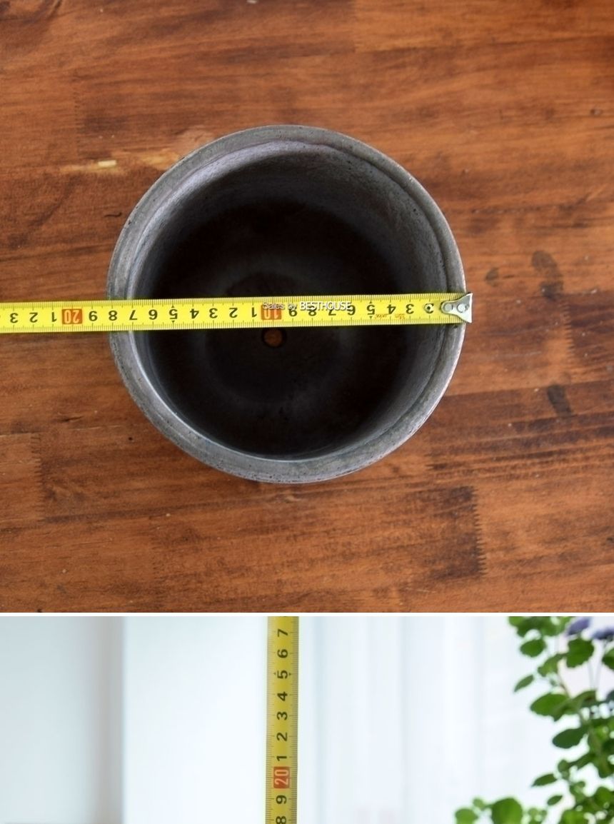 이탈리아 명품 러스틱.미분형 CM17 17x16cm 그레이/화분/정원용품/홈가드닝용품/가드닝화분/가정용화분/야