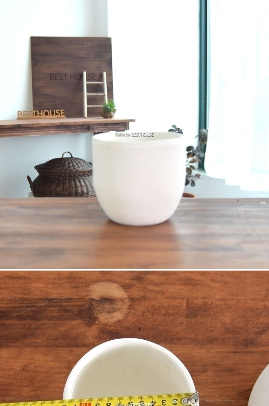 (없음(x)) 이탈리아 토분.비안코 화이트 CM12 12x11cm/화분/흙화분/토분/예쁜화분/디자인화분/인테리어화분