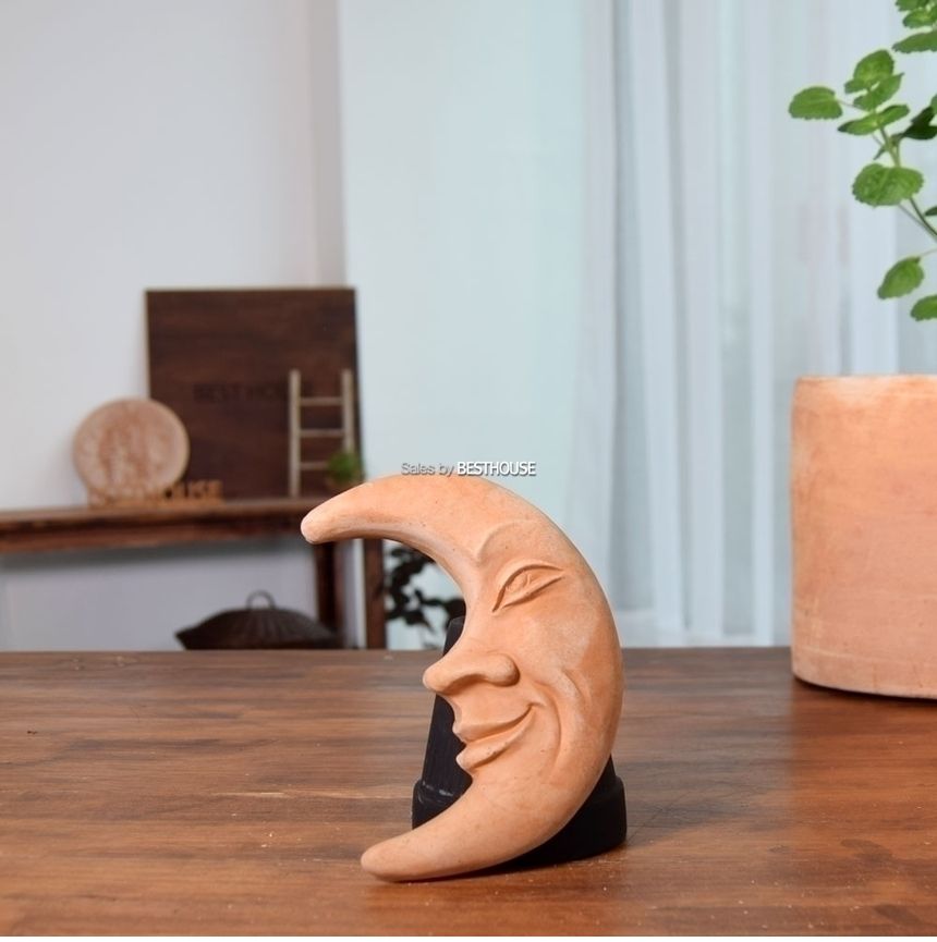 이탈리아 인테리어 토분 장식 반달페이스 17cm/화분/흙화분/토분/예쁜화분/디자인화분/인테리어화분/인테리