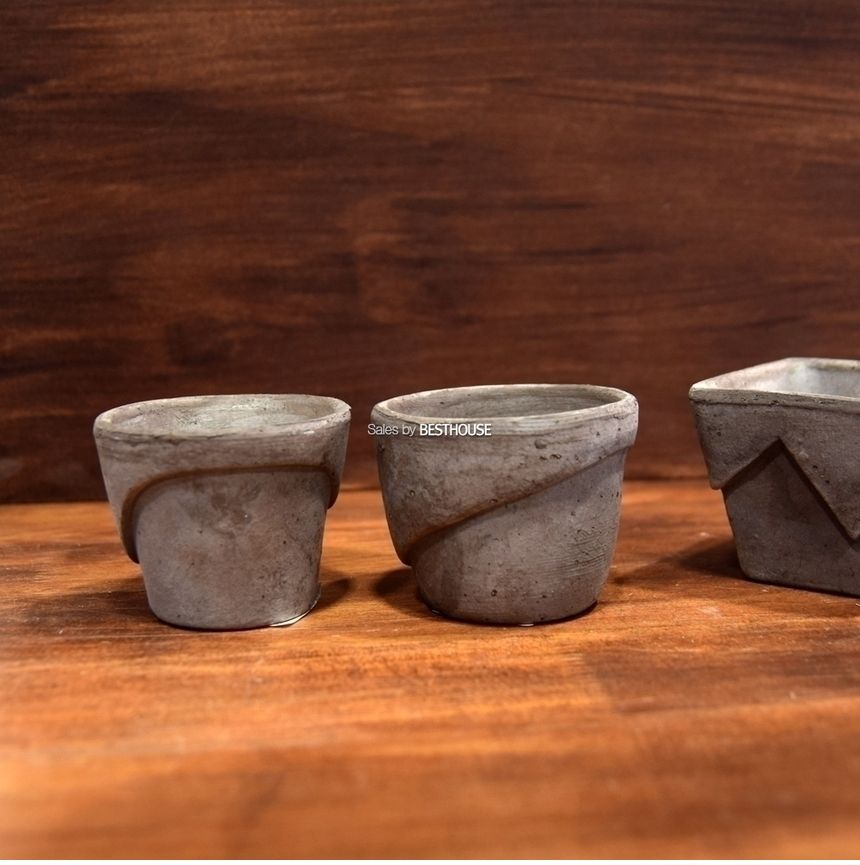(사각-물구멍O(변심반품X)) 이탈리아 명품 수제토분미니 다육이 BPL.ET207 7x5cm/화분/흙화분/토분/예쁜화