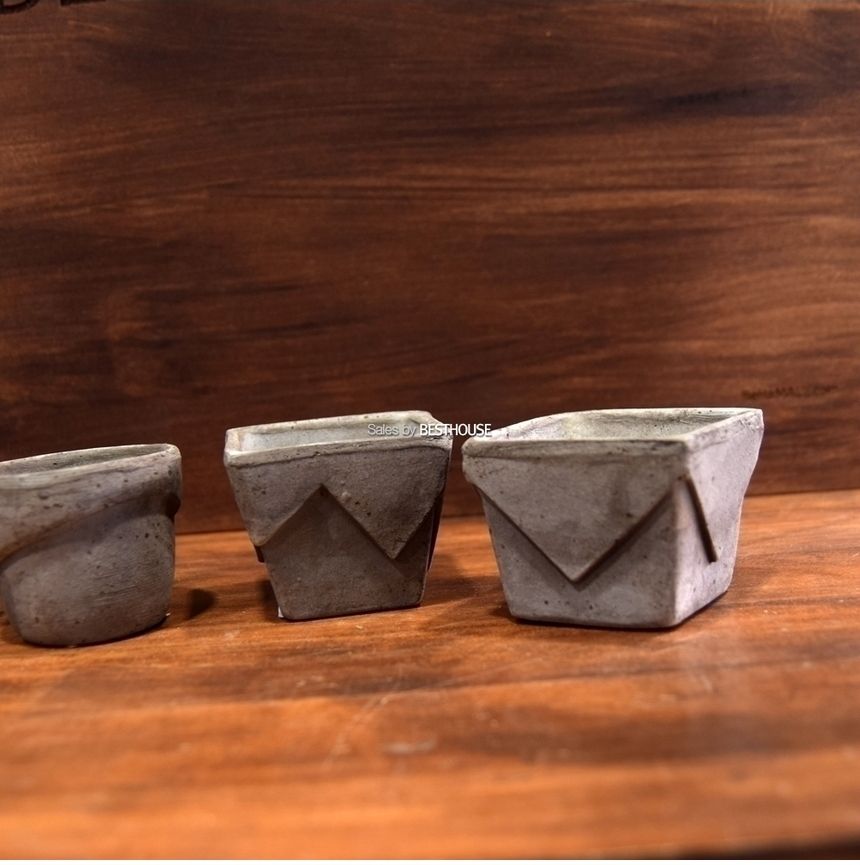 (사각-물구멍O(변심반품X)) 이탈리아 명품 수제토분미니 다육이 BPL.ET207 7x5cm/화분/흙화분/토분/예쁜화