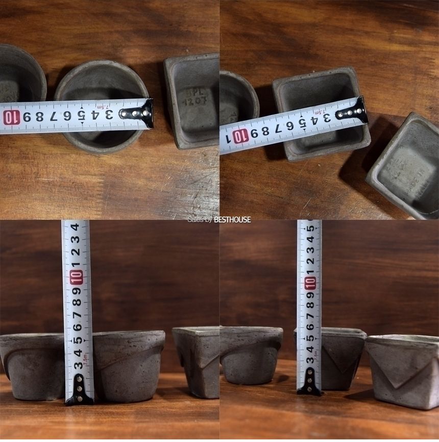 (사각-물구멍O(변심반품X)) 이탈리아 명품 수제토분미니 다육이 BPL.ET207 7x5cm/화분/흙화분/토분/예쁜화