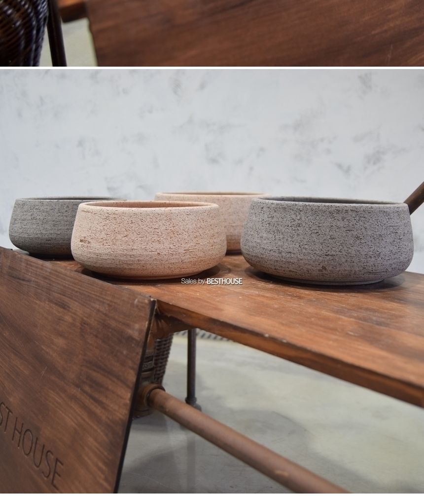 (아레나(베이지) - 물구멍O) 이탈리아 명품 러스틱.분재형 CM25 23x11cm/화분/정원용품/홈가드닝용품/분재