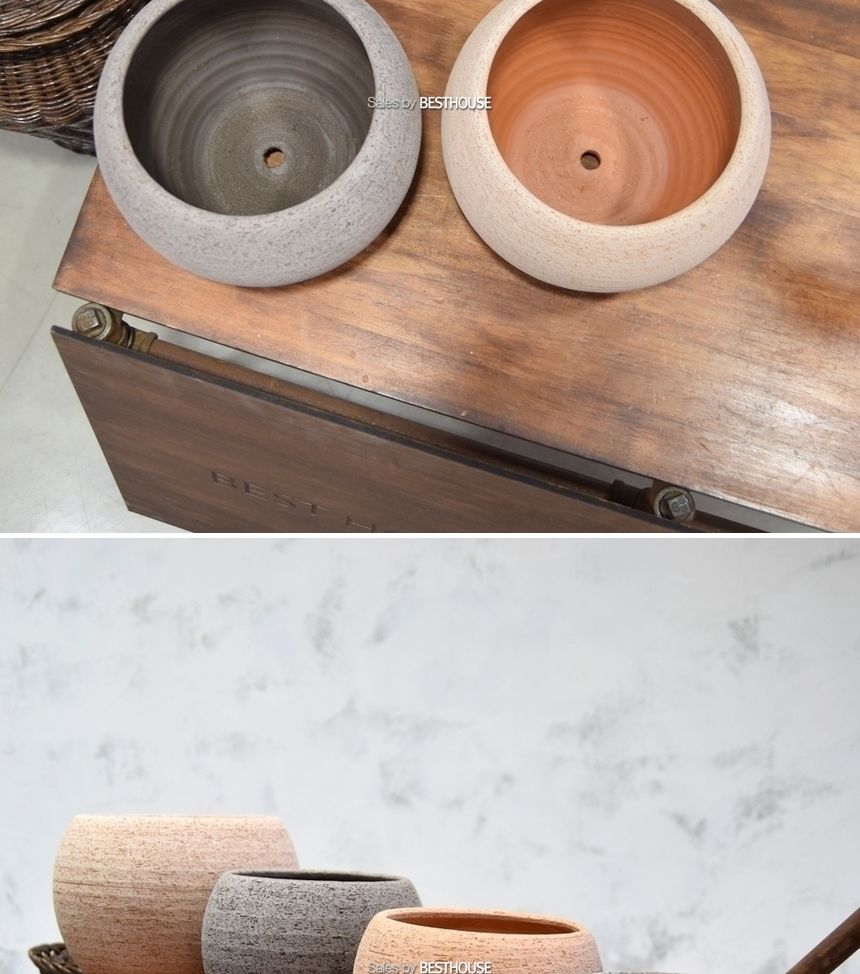 (블랙(그레이)) 이탈리아 명품 러스틱.단지형 CM17 14x14cm/화분/정원용품/홈가드닝용품/가드닝용품/가정용