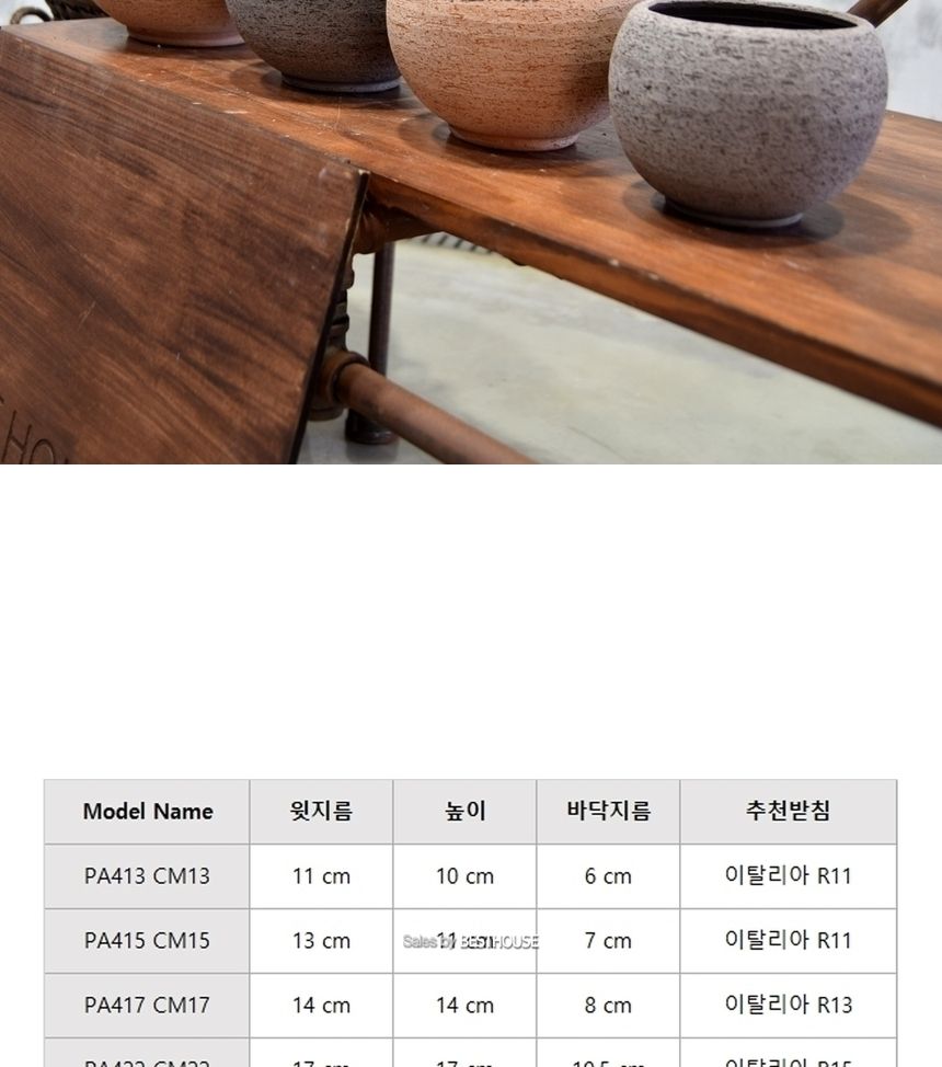 (블랙(그레이)) 이탈리아 명품 러스틱.단지형 CM17 14x14cm/화분/정원용품/홈가드닝용품/가드닝용품/가정용
