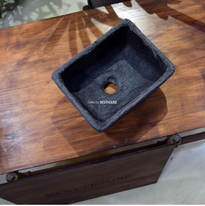 화산석 화분 직사각 24x18x11cm/화분/정원용품/홈가드닝용품/가드닝용품/가정용화분/식물화분/꽃화분/식물