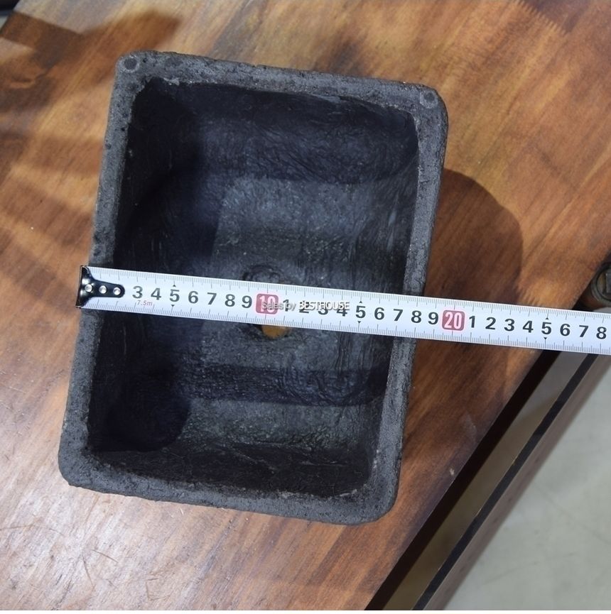 화산석 화분 직사각 24x18x11cm/화분/정원용품/홈가드닝용품/가드닝용품/가정용화분/식물화분/꽃화분/식물