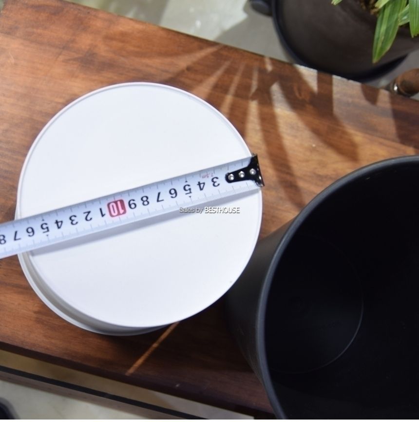 (블랙) PP 플라스틱 꽃통(10L) 24x33cm/화병/심플화병/디자인화병/원예용품/꽃병/디자인꽃병/예쁜꽃병/홈인