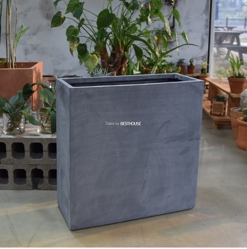 (물구멍타공(단순변심불가)) 모던 FRP 옆이넓은 직사각 71x31x71cm 네추럴시멘트/화분/정원용품/홈가드닝용