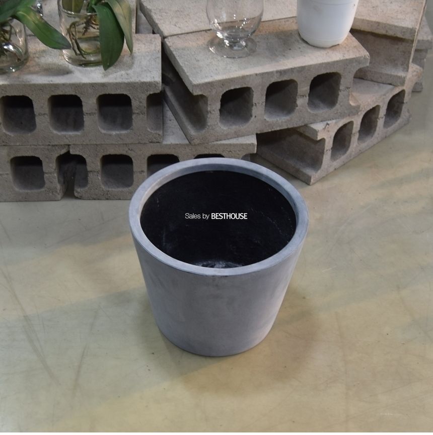 (물구멍타공(단순변심불가)) 모던 FRP 민자형 화분 HP1068 51x42cm 플랜터/화분/정원용품/홈가드닝용품/가