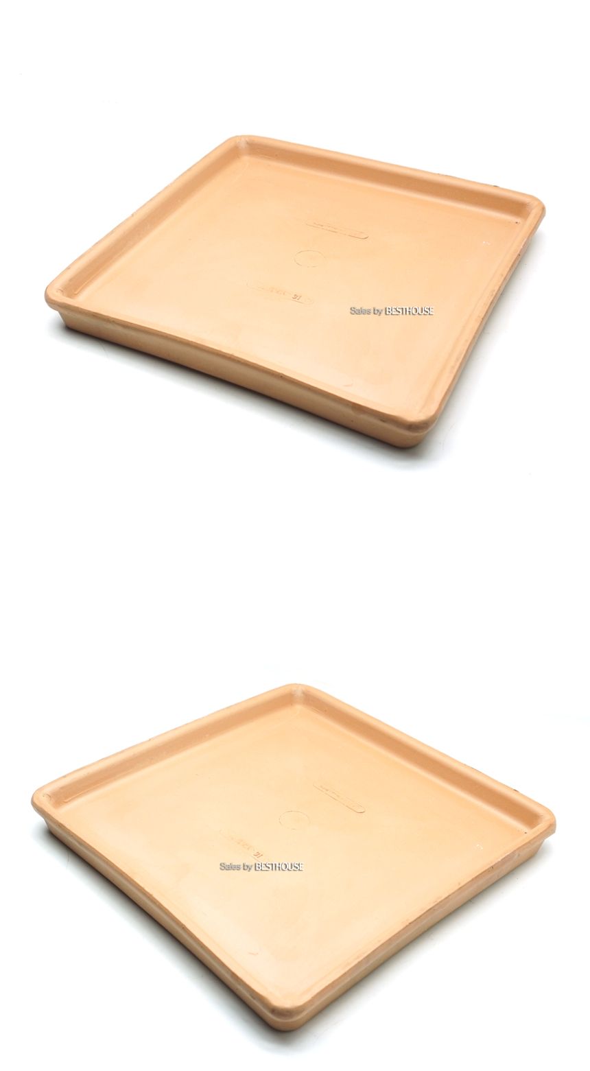 황토빛 화분받침 정사각 30x30cm(내경27x27cm)/화분받침/화분받침대/화분물받침/인테리어화분받침대/디자인