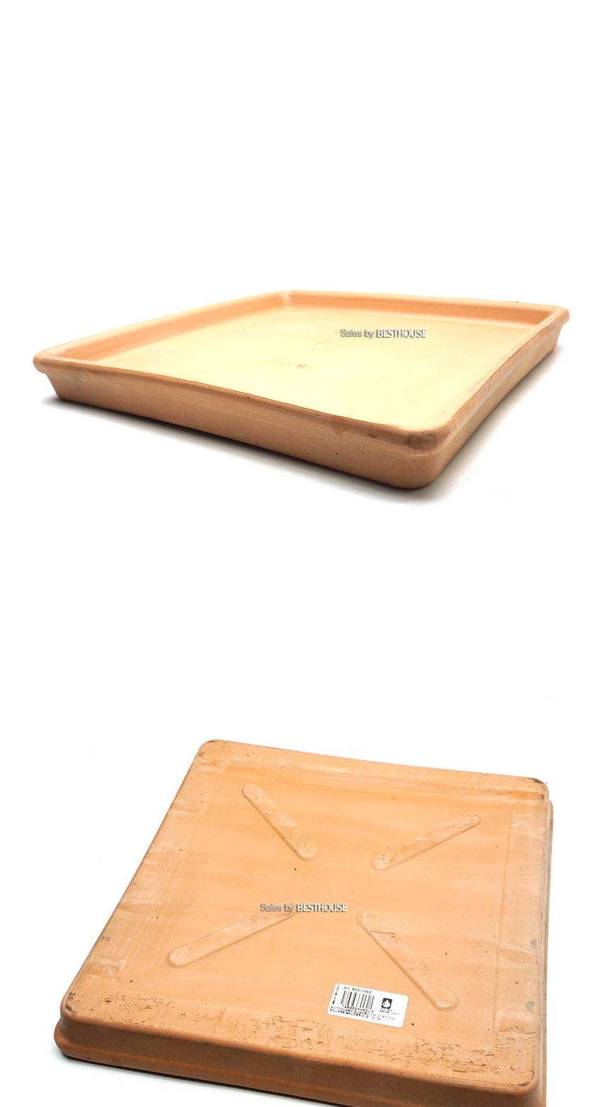 황토빛 화분받침 정사각 30x30cm(내경27x27cm)/화분받침/화분받침대/화분물받침/인테리어화분받침대/디자인