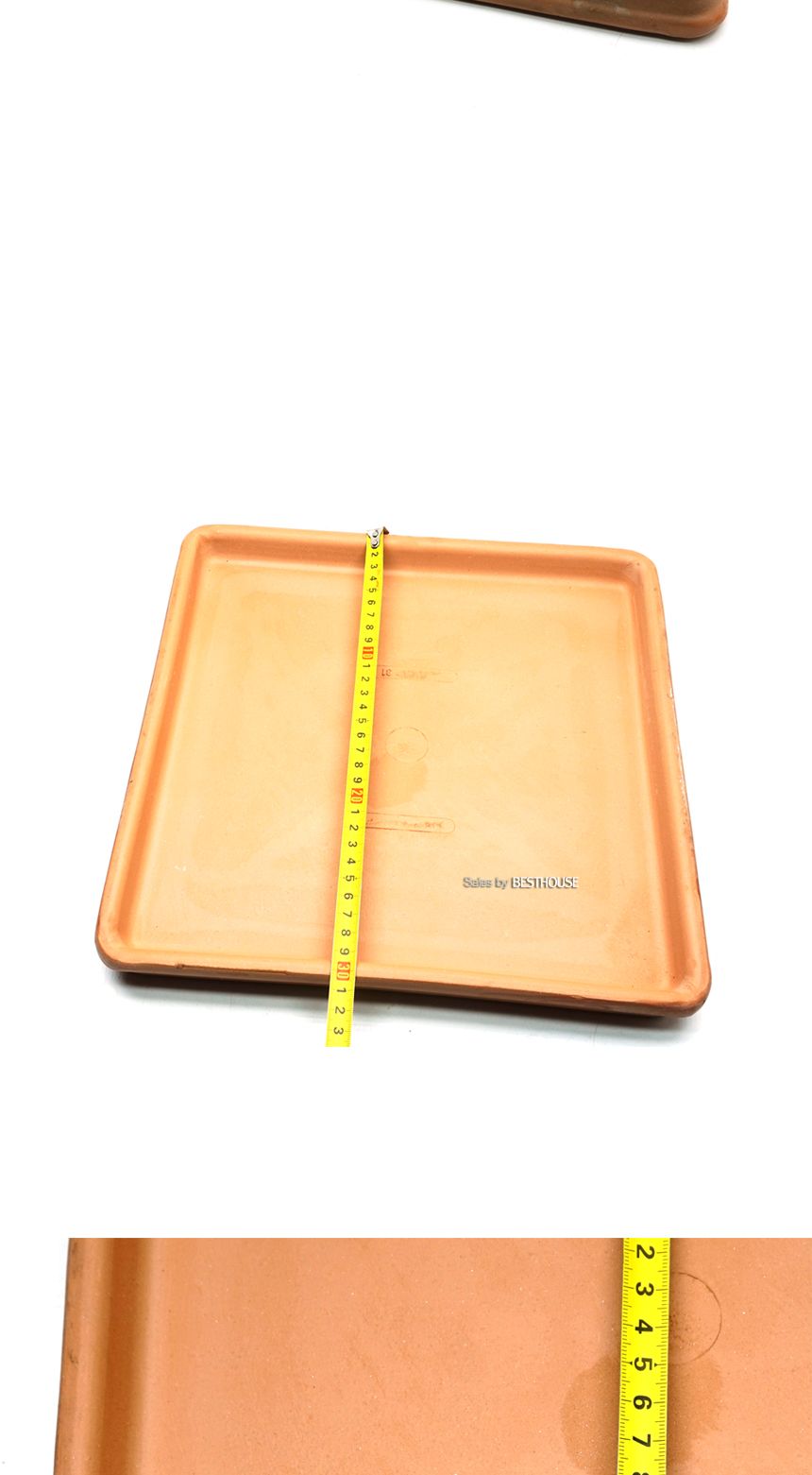 황토빛 화분받침 정사각 30x30cm(내경27x27cm)/화분받침/화분받침대/화분물받침/인테리어화분받침대/디자인