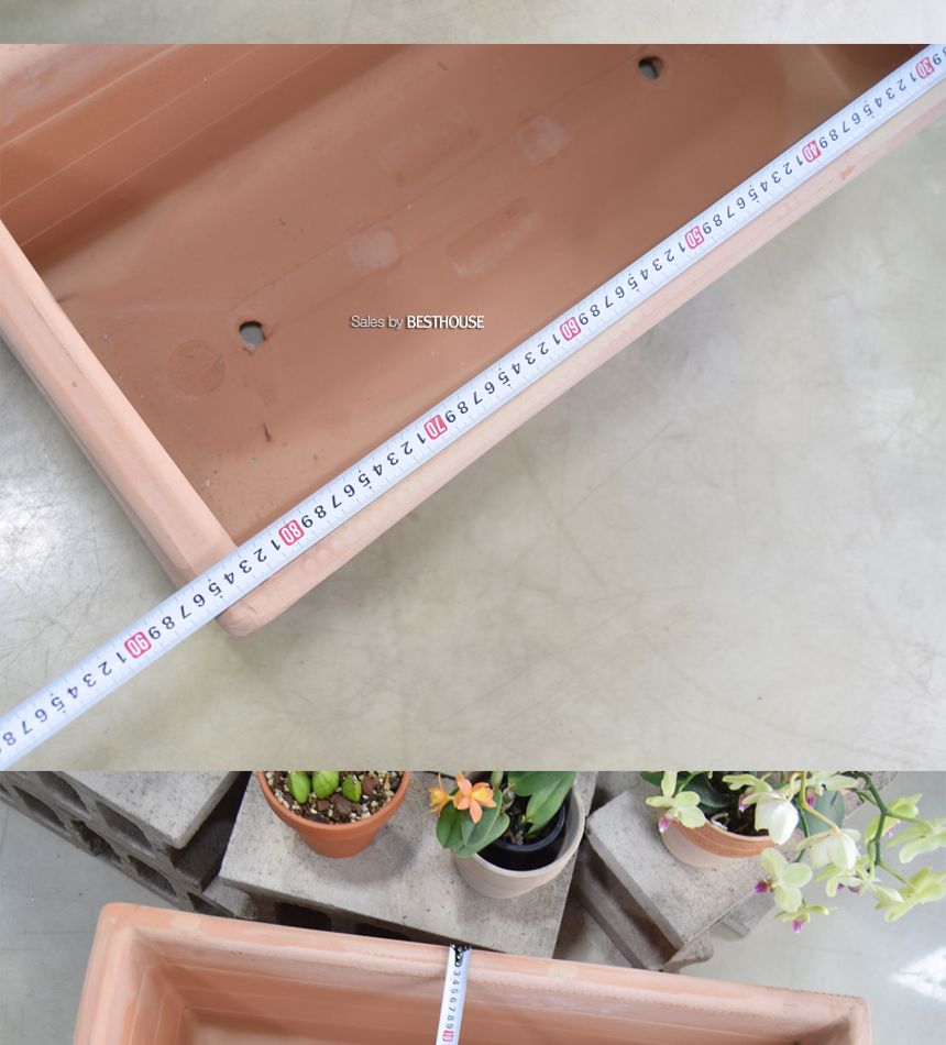 초대형 토분화분 옆이넓은 직사각 85x35x35cm 아레나/화분/흙화분/토분/예쁜화분/디자인화분/인테리어화분/