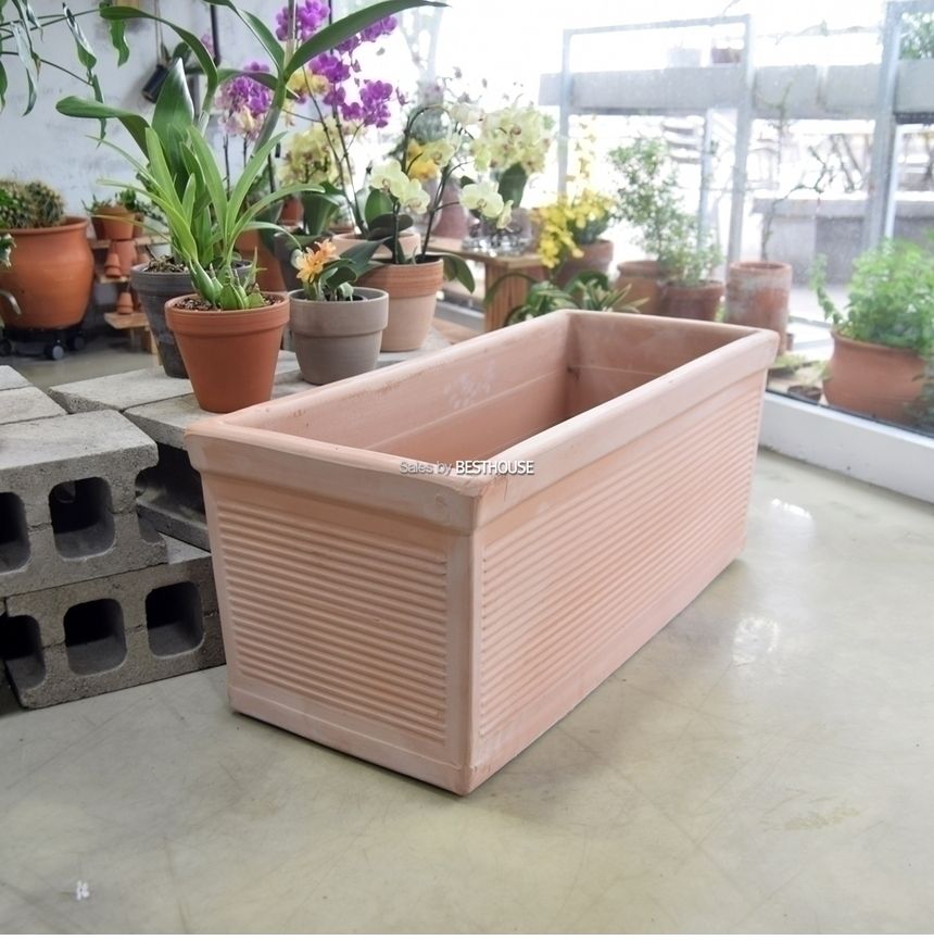 초대형 토분화분 옆이넓은 직사각 85x35x35cm 아레나/화분/흙화분/토분/예쁜화분/디자인화분/인테리어화분/