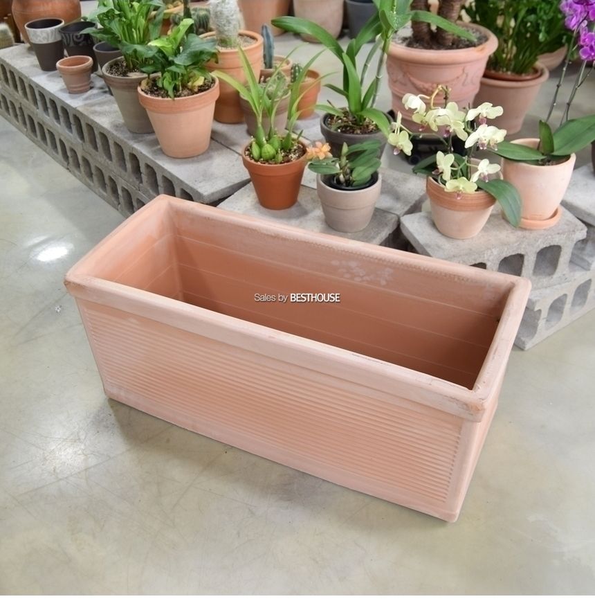 초대형 토분화분 옆이넓은 직사각 85x35x35cm 아레나/화분/흙화분/토분/예쁜화분/디자인화분/인테리어화분/