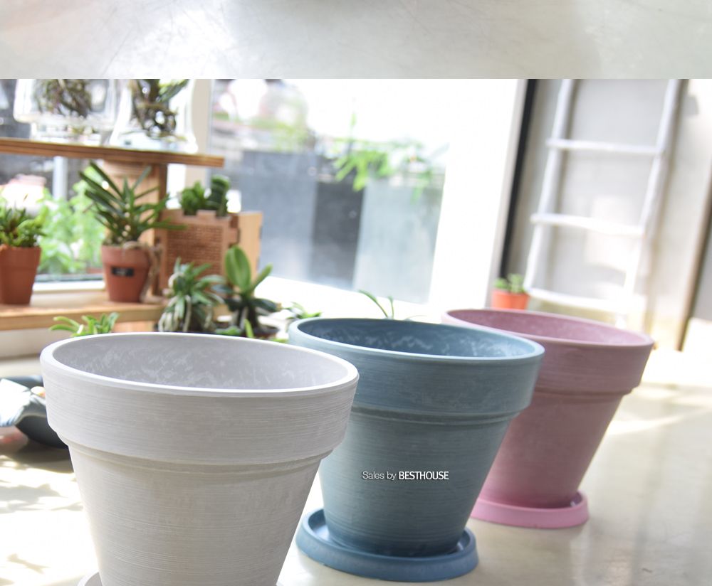 (블루) 모던 수지 기본형 20x17cm 화분 G보트 G-BOAT/화분/정원용품/홈가드닝용품/가드닝용품/가정용화분/
