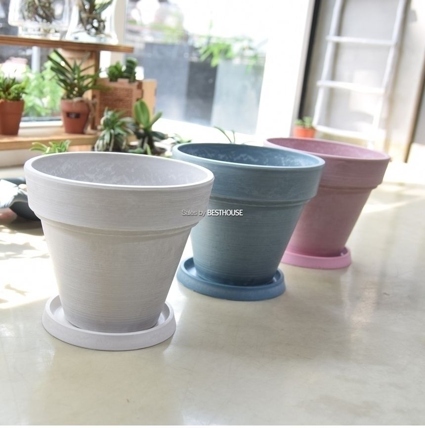 (블루) 모던 수지 기본형 20x17cm 화분 G보트 G-BOAT/화분/정원용품/홈가드닝용품/가드닝용품/가정용화분/