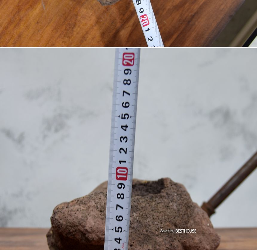석부작용 화산석 (2호.중) 약 15cm/화분/정원용품/홈가드닝용품/분재화분/분재용화분/낮은화분/낮은분재화