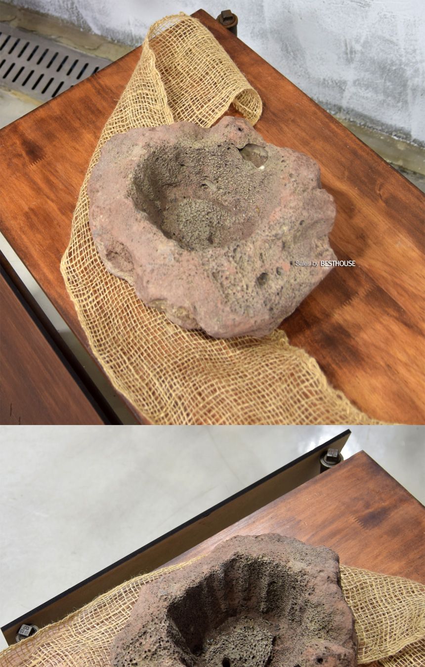 석부작용 화산석 (4호.특대) 약 35cm/화분/정원용품/홈가드닝용품/분재화분/분재용화분/낮은화분/낮은분재